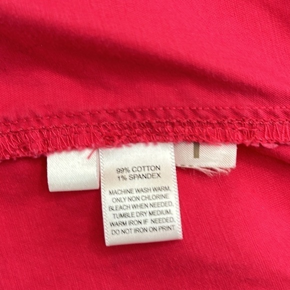 LOFT Hot Pink Cotton Peplum Style Jacket Size XS - Picture 10 of 13